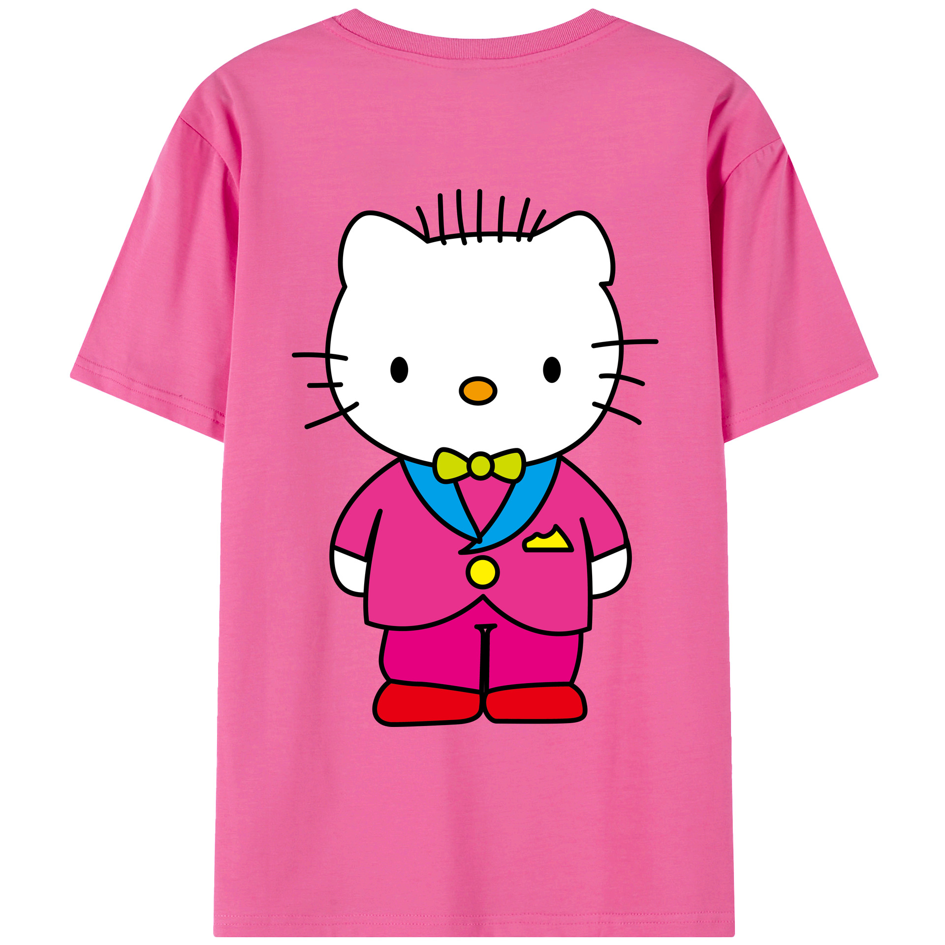 （画像用） Hello Kitty ハローキティ レディース半袖Tシャツ(バックプリント)